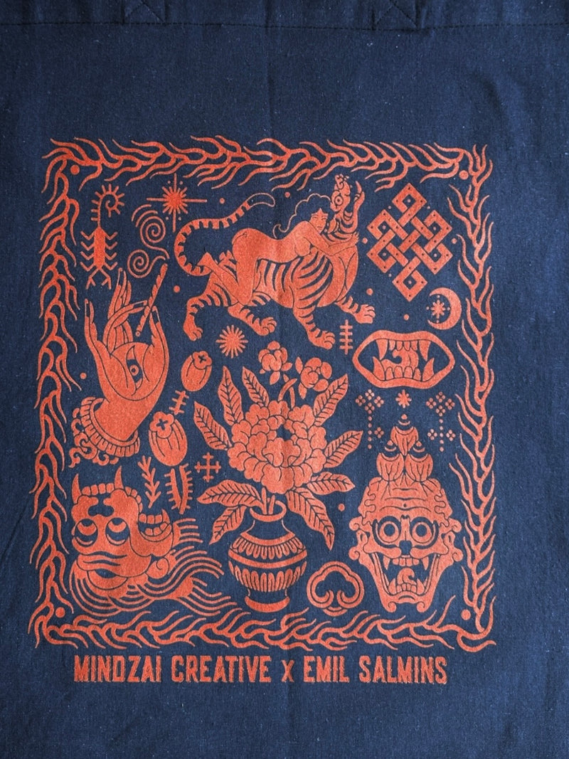 Emil x Mindzai - Tibetan Flash Tote Bag