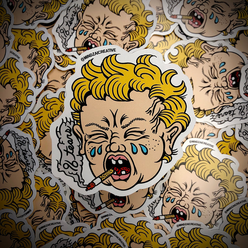 Cry Baby Sticker