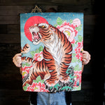 Kelly Edwards - Tiger with Peonies 2