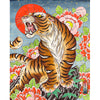 Kelly Edwards - Tiger with Peonies 1